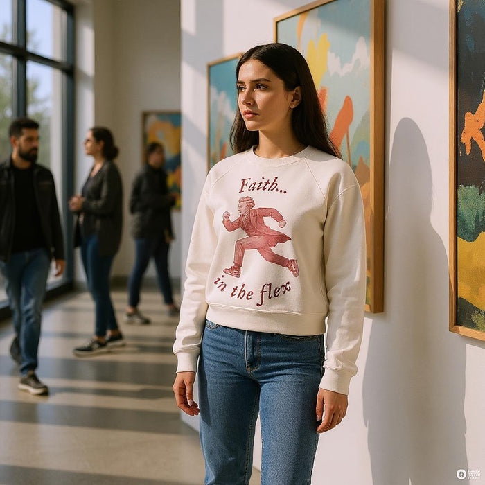 Kierkegaard - Leap of Fit Philosopher Sweatshirt