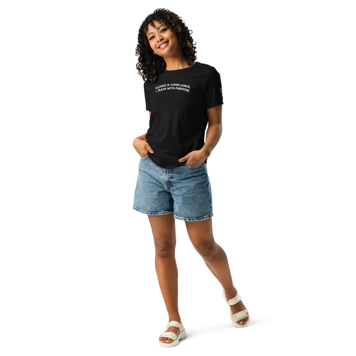 "Silence is Compliance" Teacher T-Shirt – Purpose-Driven Educator Apparel