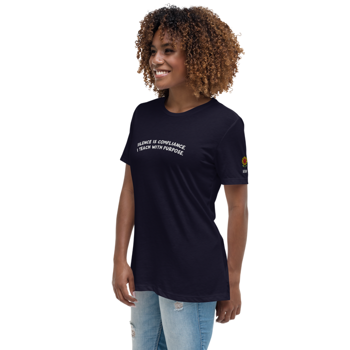 "Silence is Compliance" Teacher T-Shirt – Purpose-Driven Educator Apparel