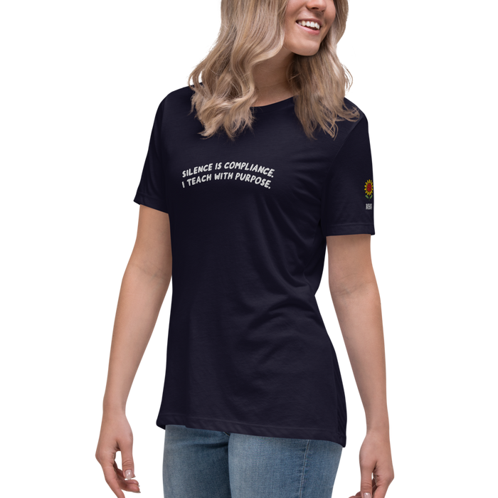 "Silence is Compliance" Teacher T-Shirt – Purpose-Driven Educator Apparel
